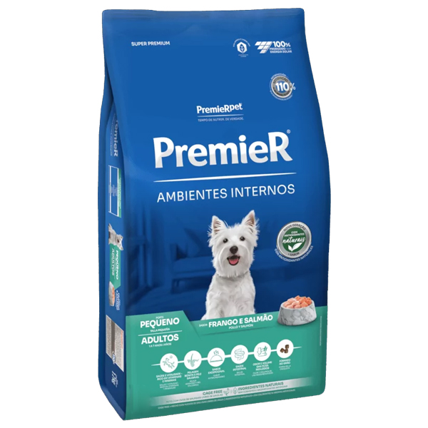 Premier Ambientes Internos - ADULTO FRANGO E SALMÃO 1kg