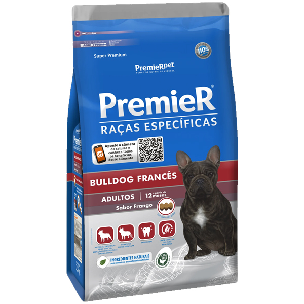 Premier Raças Específicas - BULLDOG FRANCÊS ADULTO 7,5kg