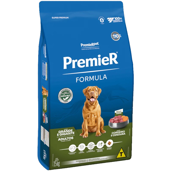 Premier Formula Raças Grandes - ADULTO CORDEIRO 15kg