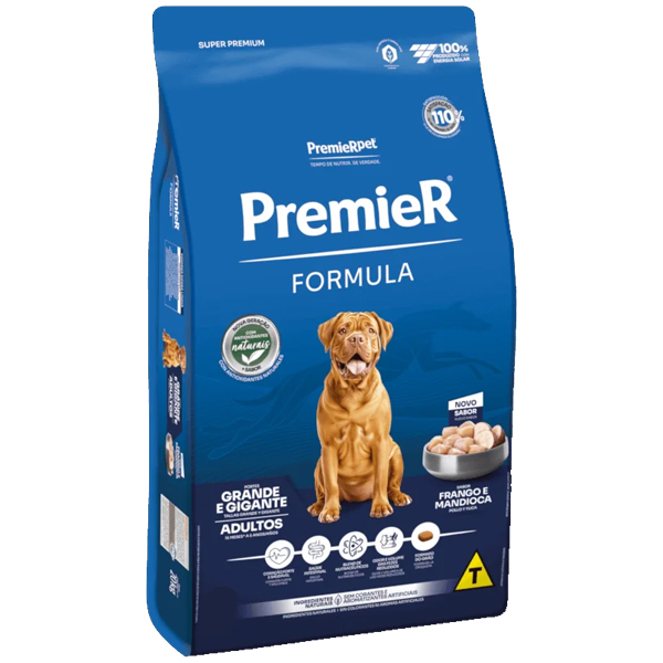 Premier Formula Raças Grandes - ADULTO FRANGO 20kg