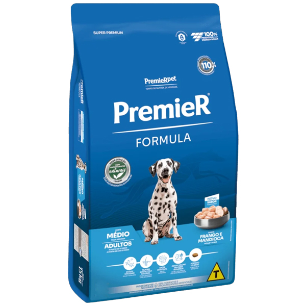 Premier Formula Raças Médias - ADULTO FRANGO 20kg