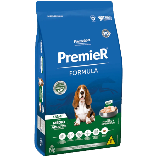 Premier Formula Raças Médias - LIGHT 15kg