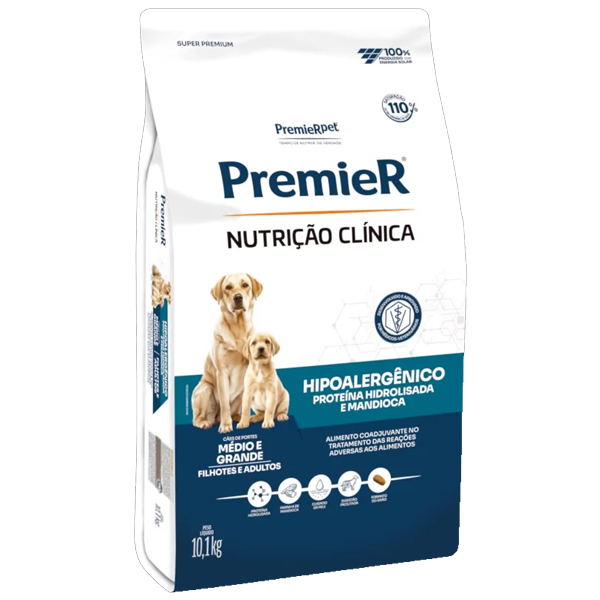Premier Nutrição Clínica - ADULTO HIPOALERGÊNICO MANDIOCA 10,1kg